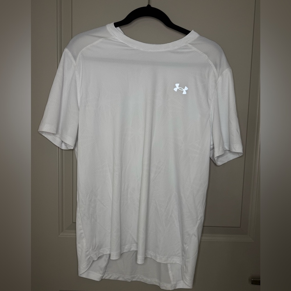 Under Armour Men's White Short Sleeve Tee